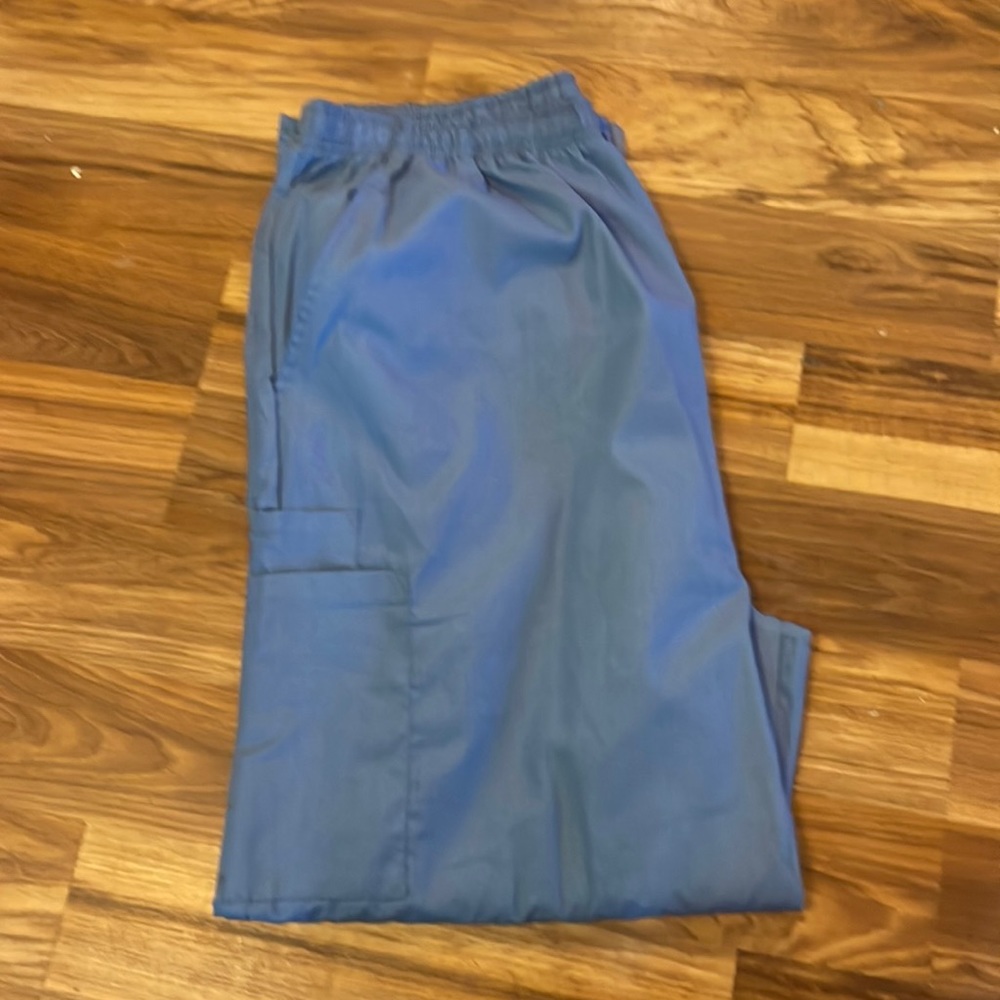 Blue scrubs